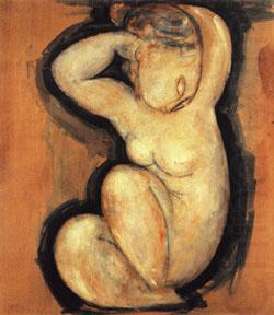 Amedeo Modigliani caryatid china oil painting image